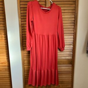 Joe Fresh XS long dress with long sleeves